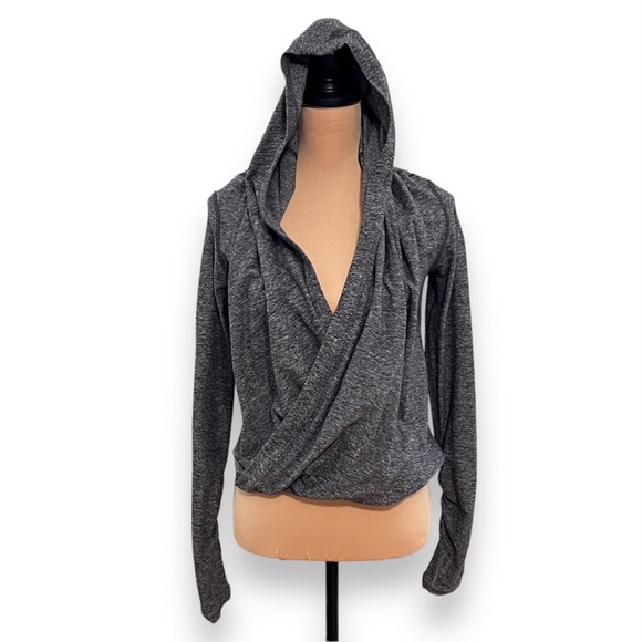 lululemon athletica Tops - Ivivva Lululemon Four Count Wrap Top Hoodie Jacket Topper Kids Size 14/Womens XS